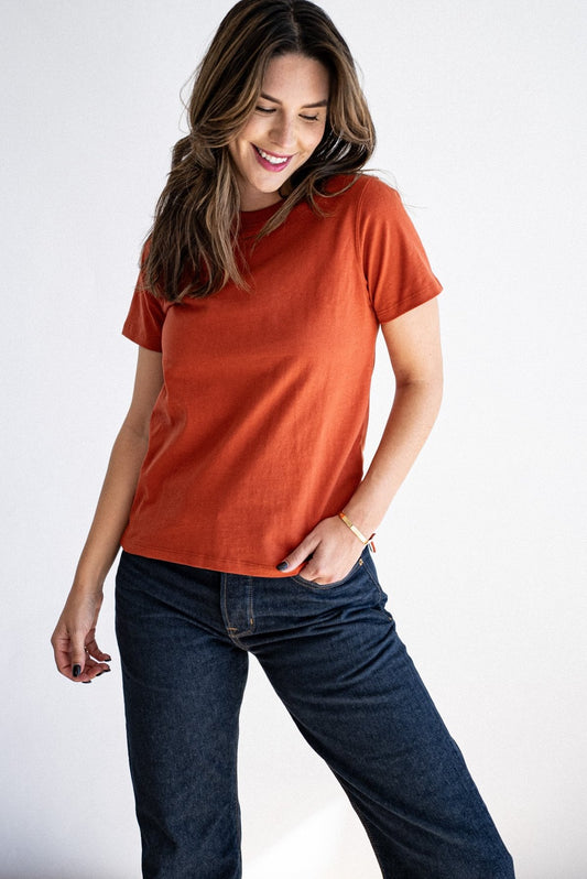 Reyes Boxy Tee | 100% Natural Cotton