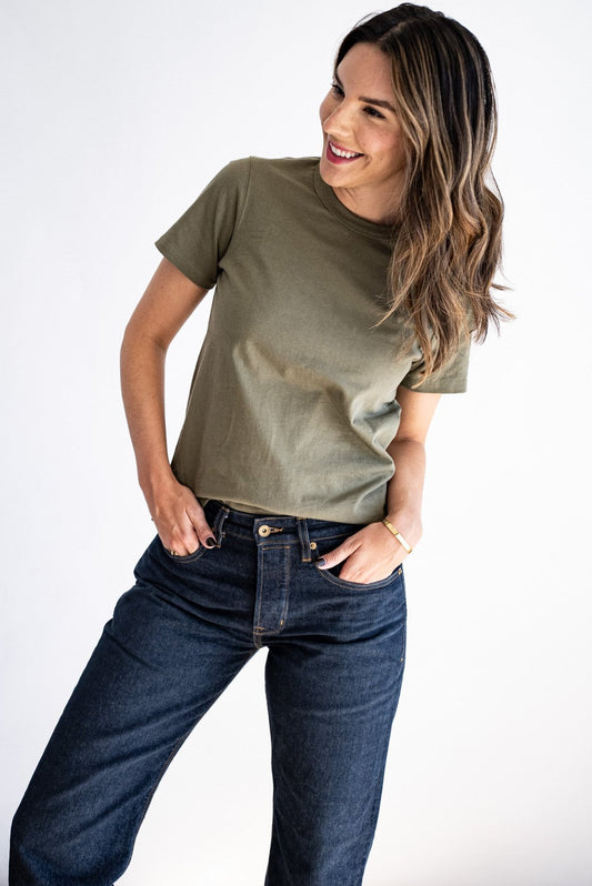 Reyes Boxy Tee | 100% Natural Cotton