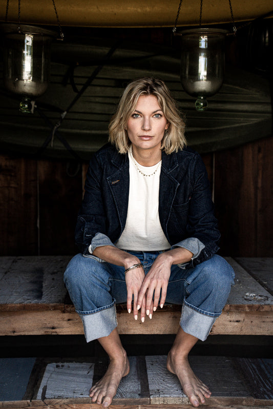 Scout Blazer | Denim Chore Blazer Ocean