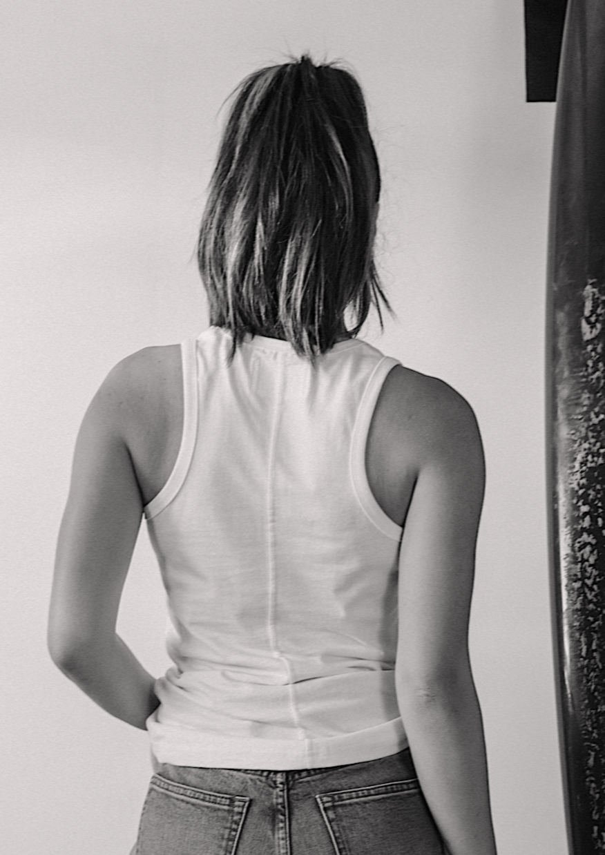 Women's Heather Tank in 8oz 100% Natural Cotton - Polar