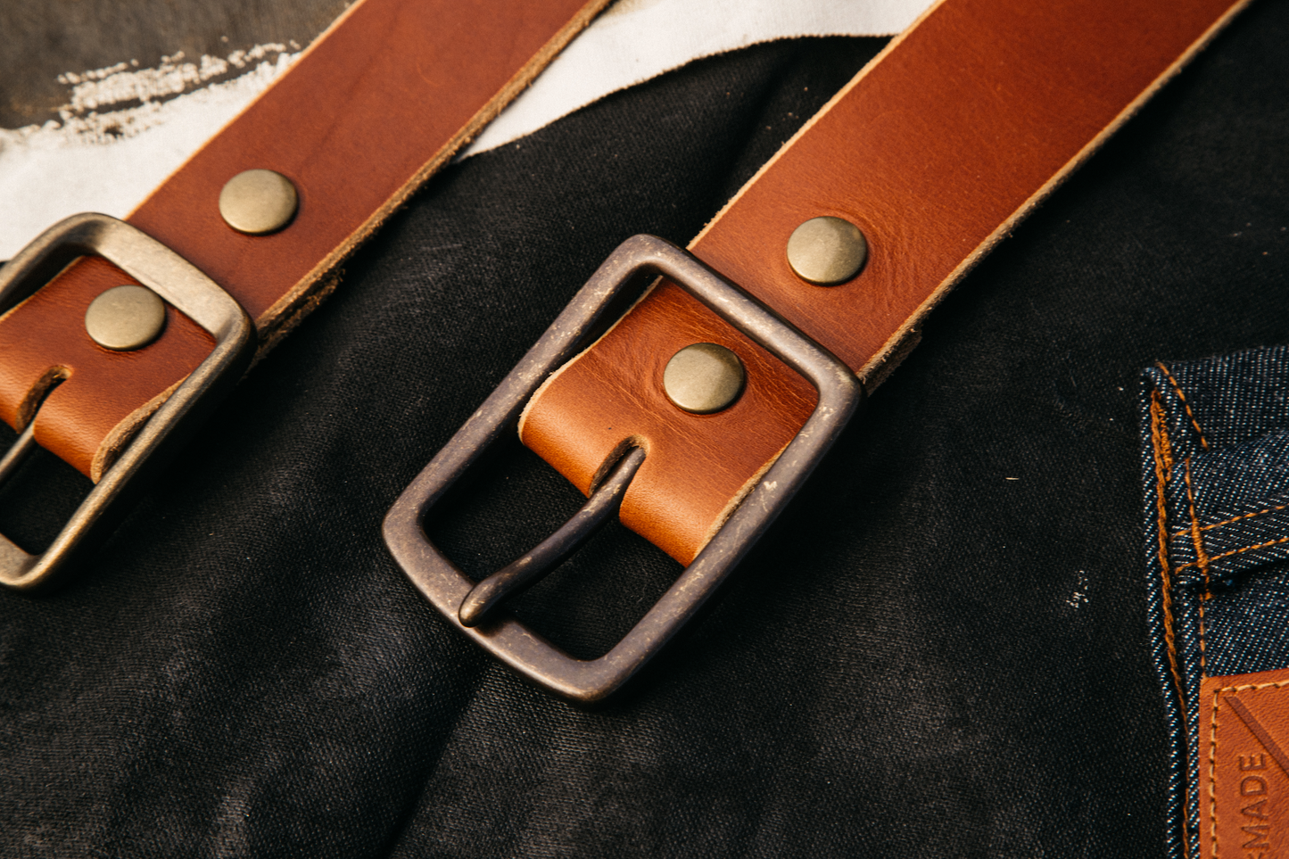 Latico American Made 1.7 Leather Belt | Saddle
