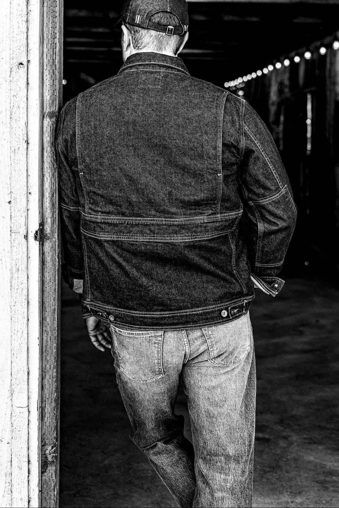 Men | Artcher Jacket | 14oz Broken Twill Denim - Black