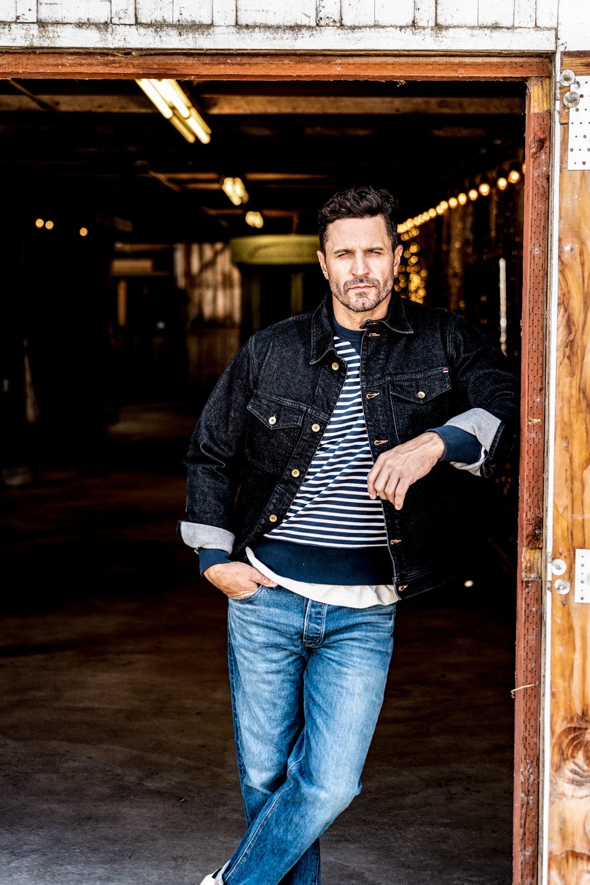 Men | Artcher Jacket | 14oz Broken Twill Denim - Black