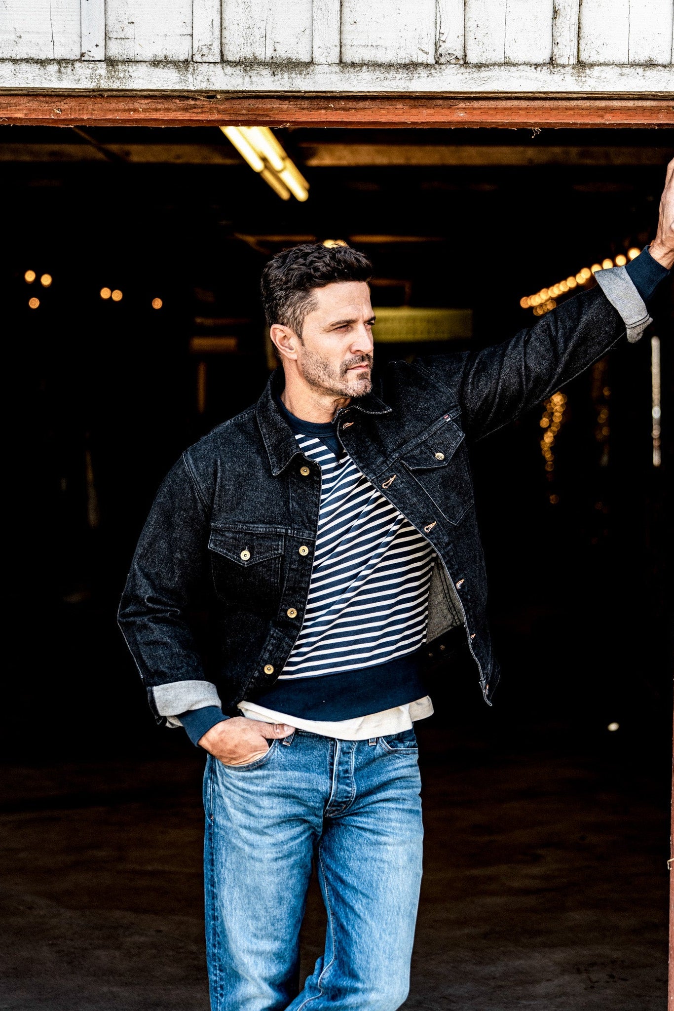 Artcher Jacket Black Stone | 14oz Broken Twill Denim – WiesMade