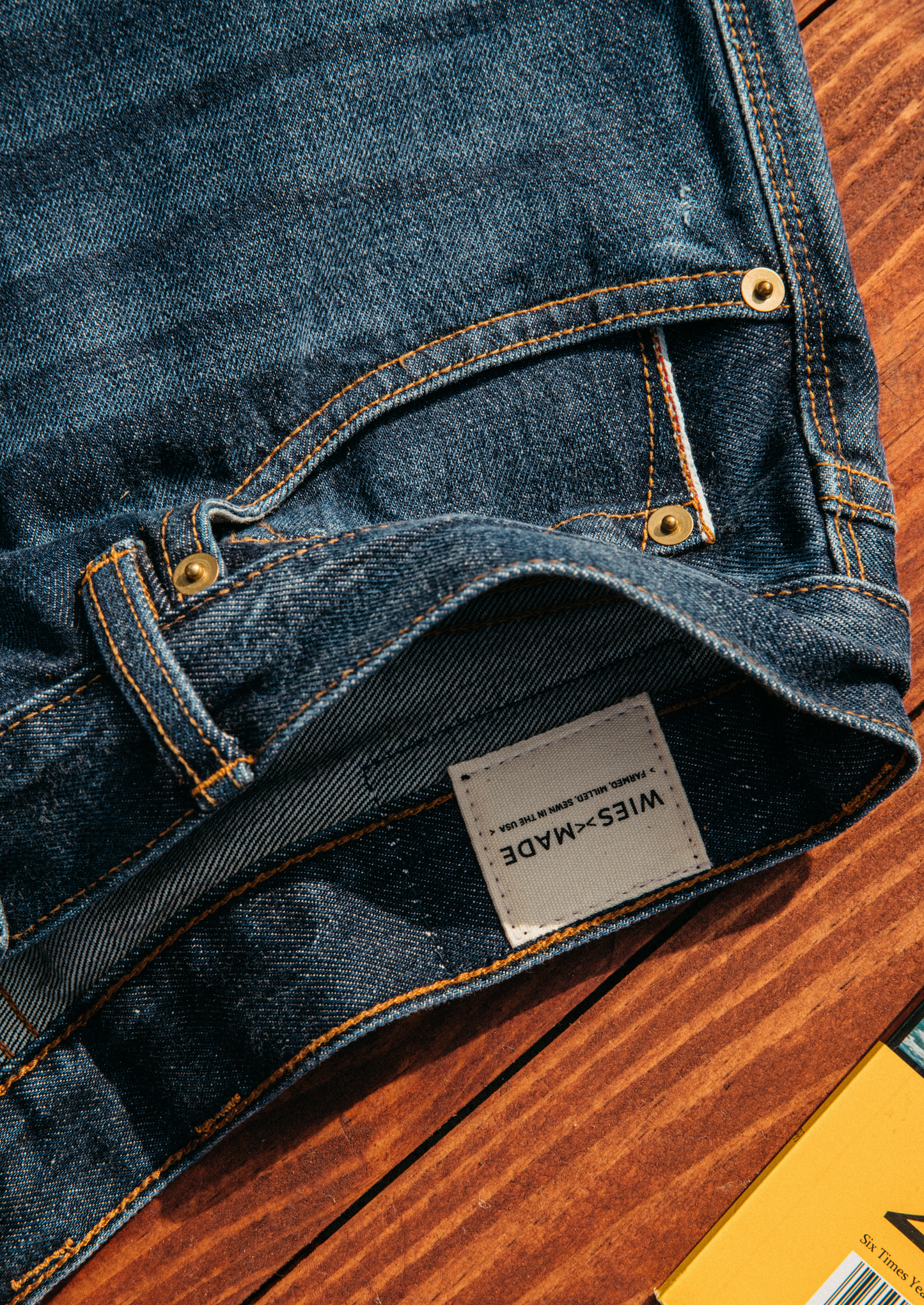 Sam Vidalia Mills 14oz Selvedge Jeans Ocean Wash | 100% American Made Cotton