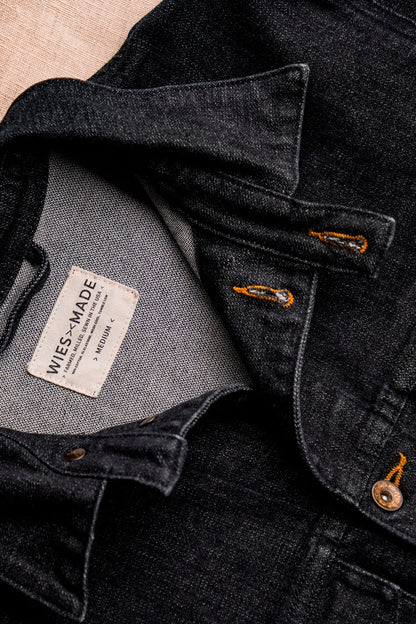 Men | Artcher Jacket | 14oz Broken Twill Denim - Black