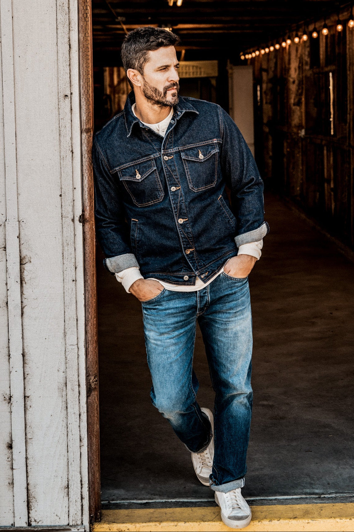 Artcher Jacket Ocean | 14oz Broken Twill Denim – WiesMade