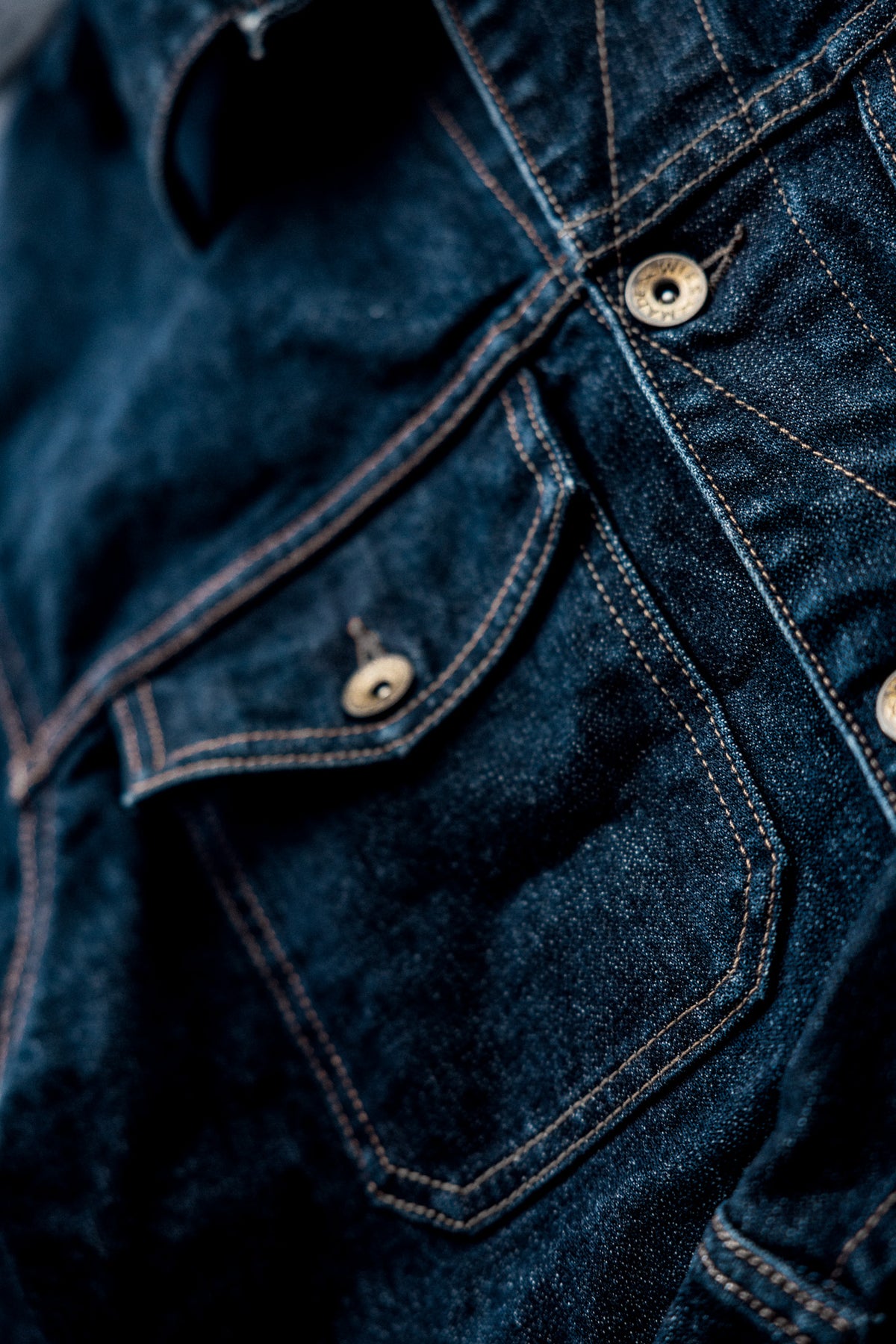 Men | Artcher Jacket | 14oz Broken Twill Denim - Ocean