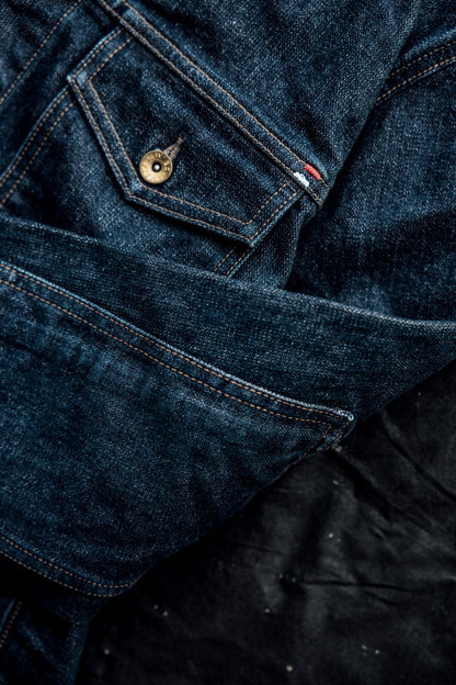 Men | Artcher Jacket | 14oz Broken Twill Denim - Ocean