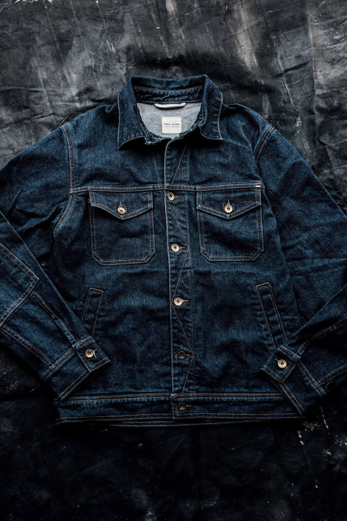 Men | Artcher Jacket | 14oz Broken Twill Denim - Ocean