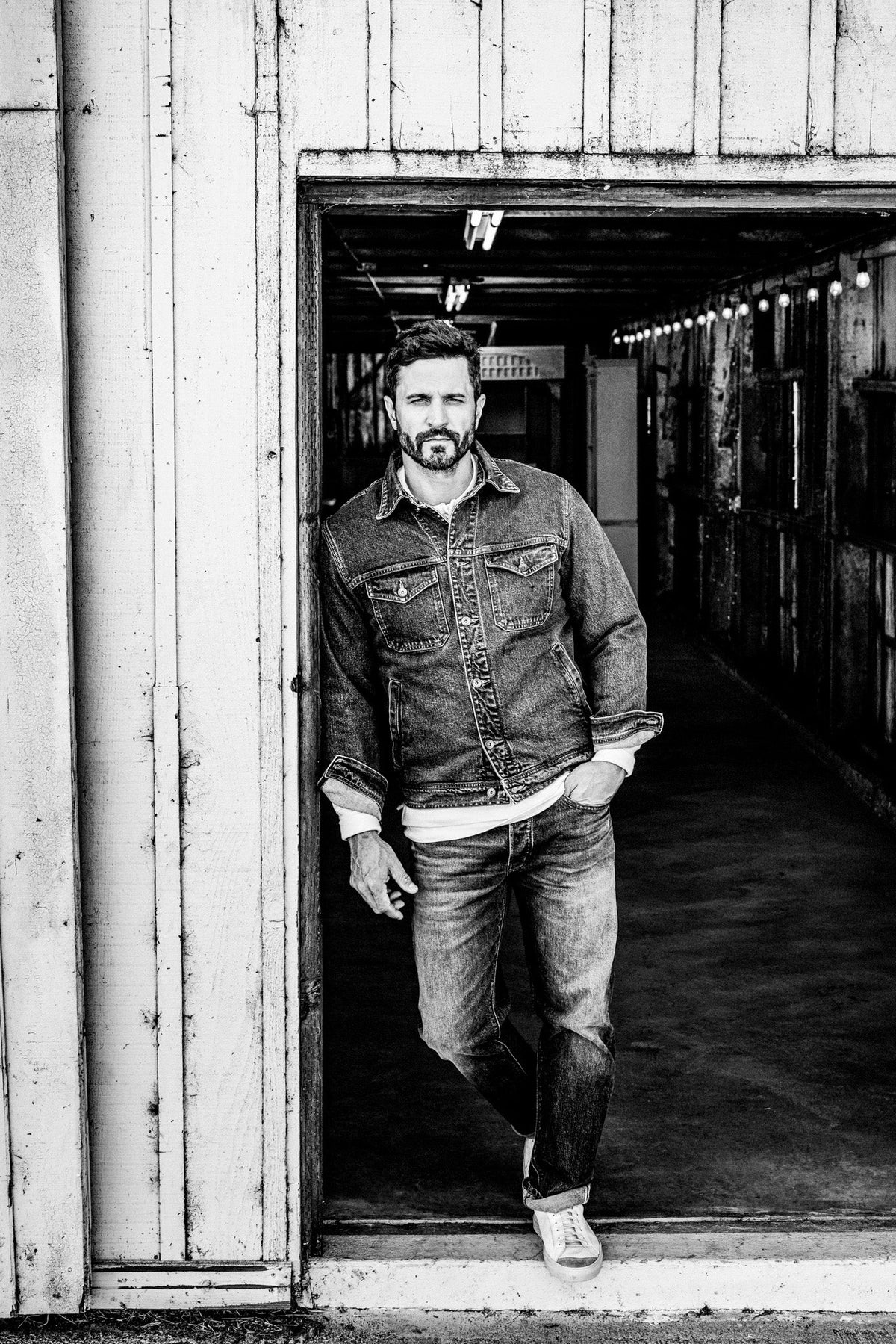 Men | Artcher Jacket | 14oz Broken Twill Denim - Salt