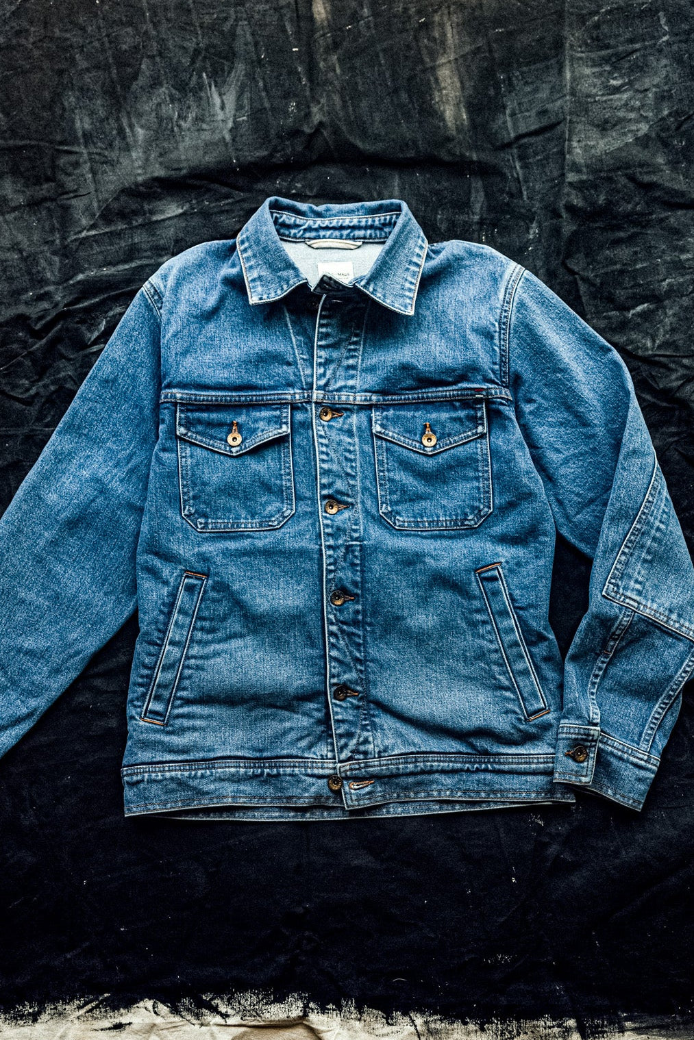 Artcher Jacket Salt | 14oz Broken Twill Denim – WiesMade