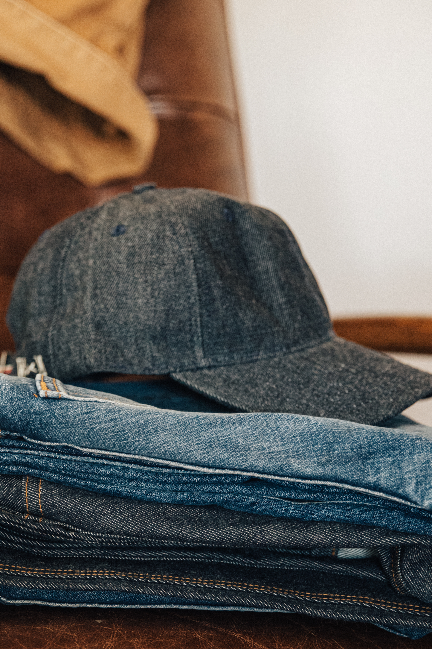 Ball Cap in Vidalia Mills | 14oz Selvedge Denim