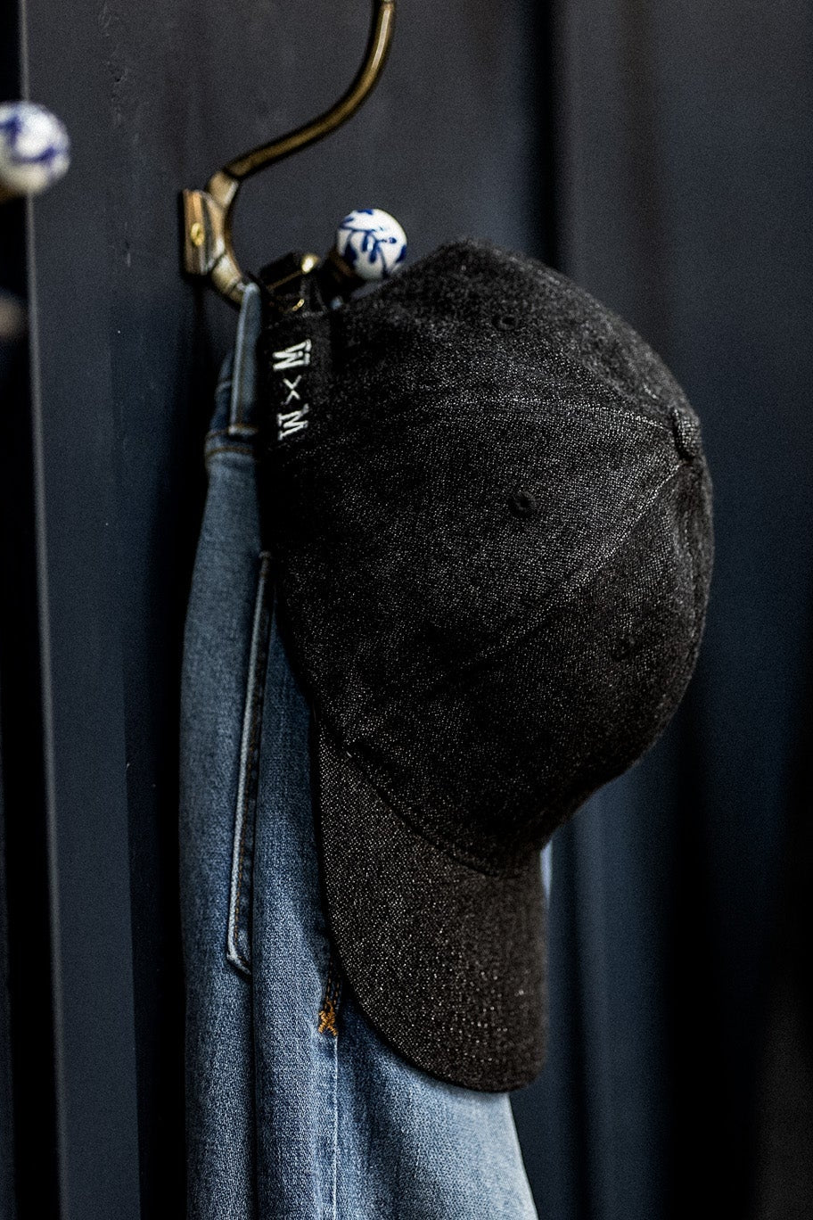 Ball Cap | 14oz BT American Denim - Black