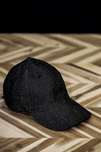 Ball Cap | 14oz BT American Denim - Black