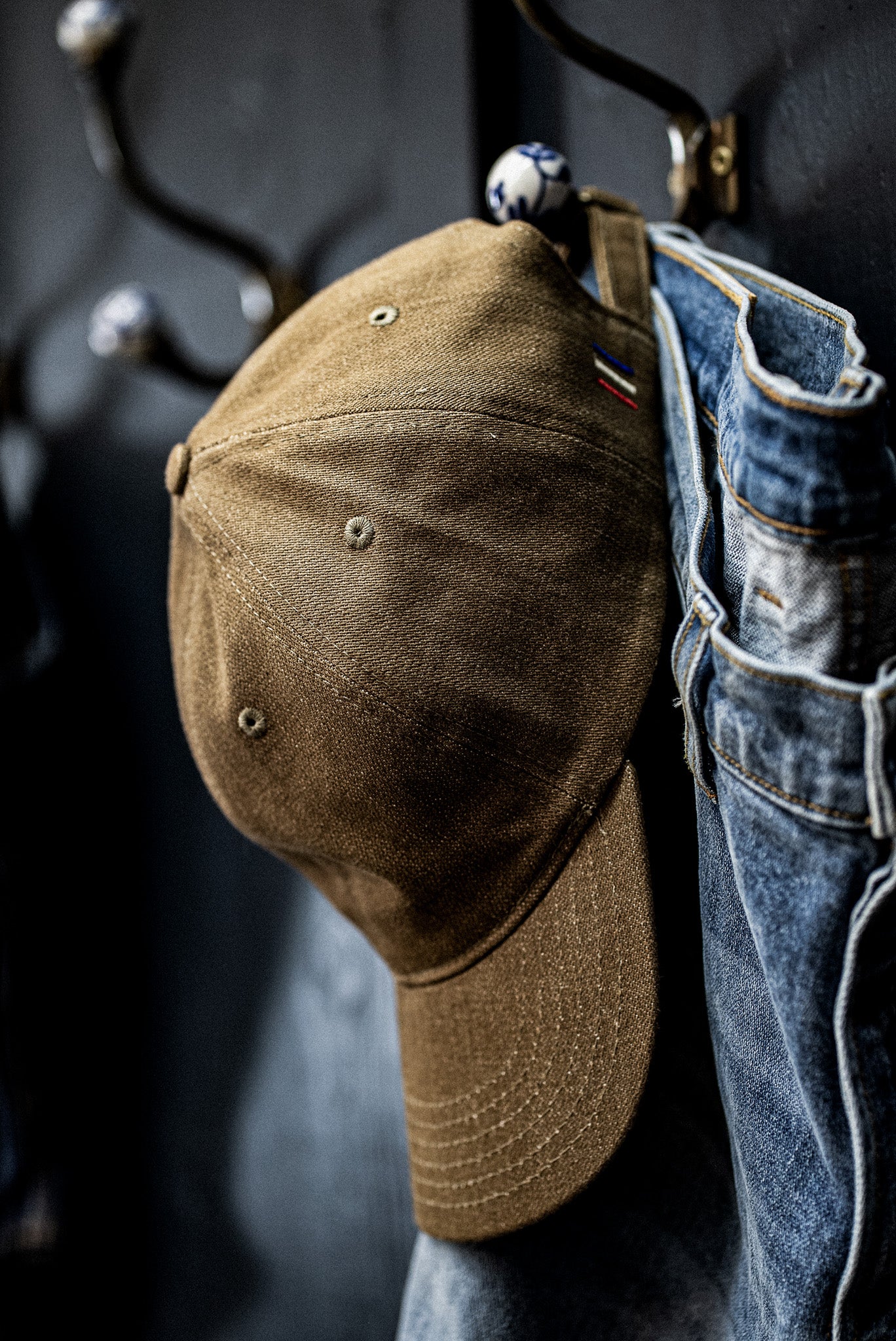 Ball Cap | 14oz BT American Denim - Wheat