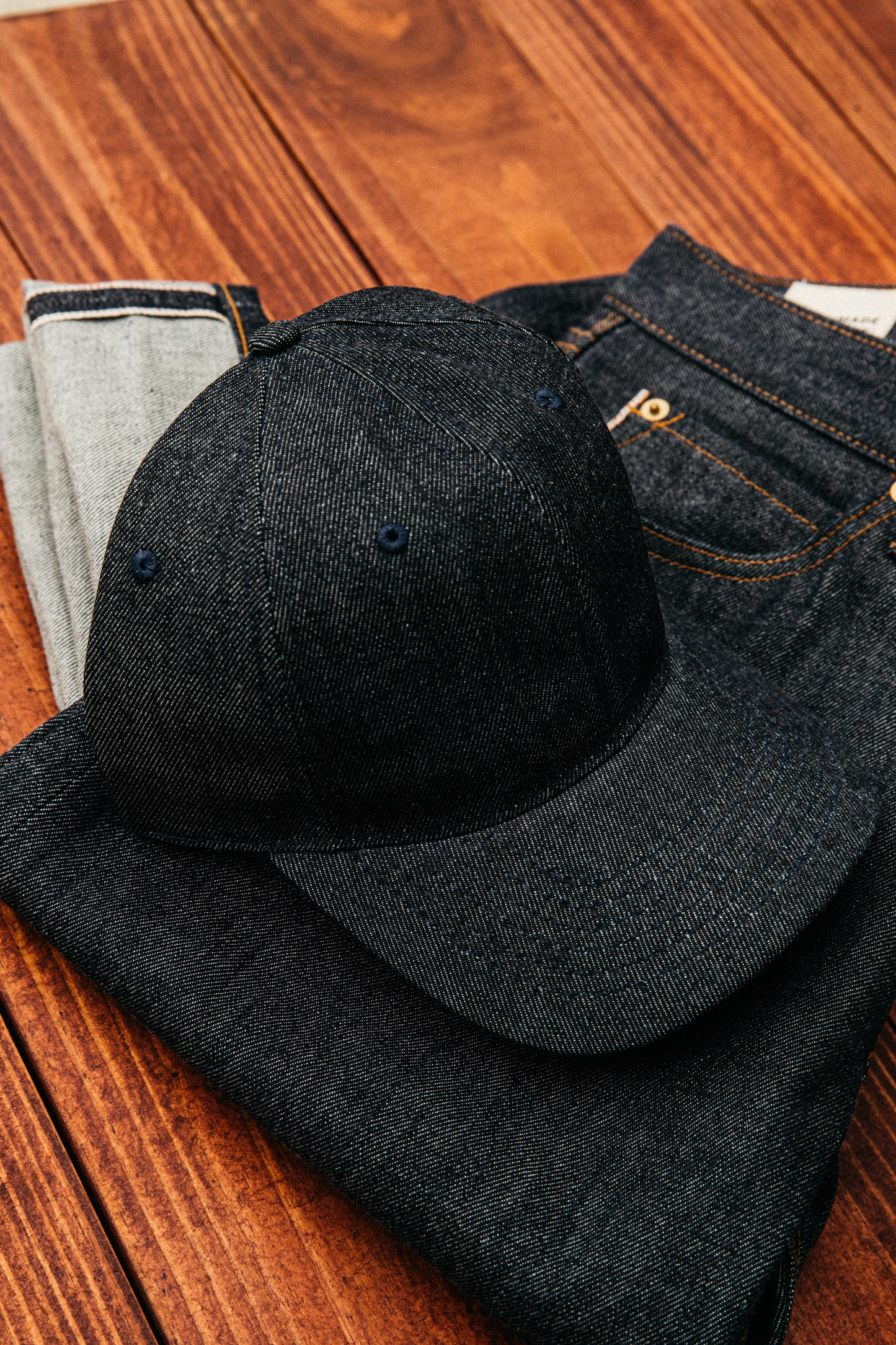 Ball Cap in Vidalia Mills | 14oz Selvedge Denim