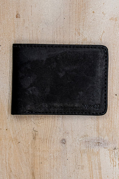 Bi-Fold Wallet Black | Horween Leather