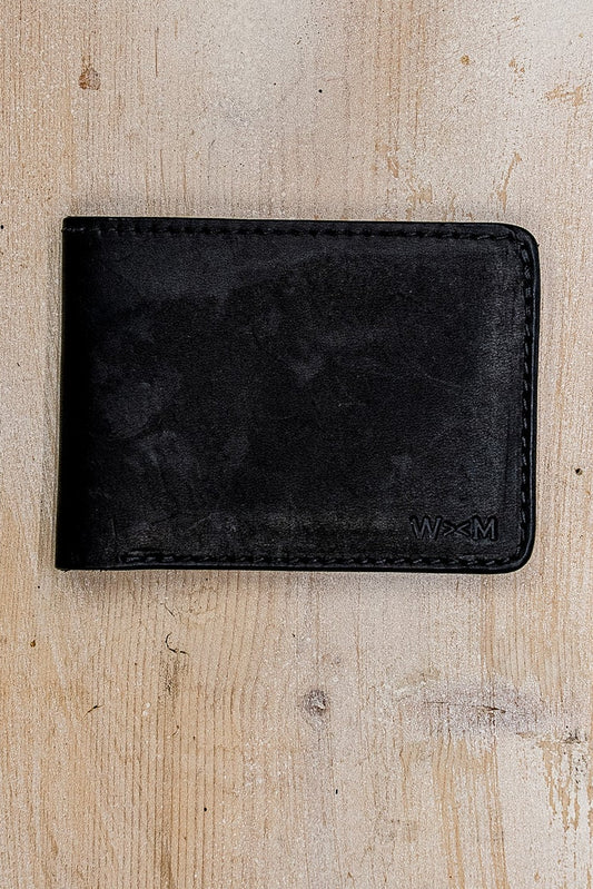 Bi-Fold Wallet Black | Horween Leather