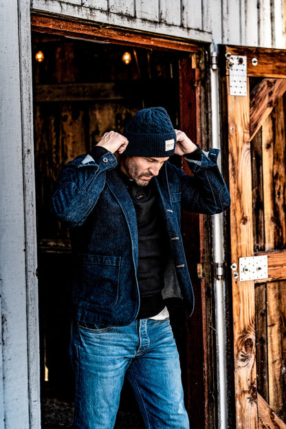 Men | Bodega Shawl Pullover | 14oz 100% Cotton French Terry - Basalt