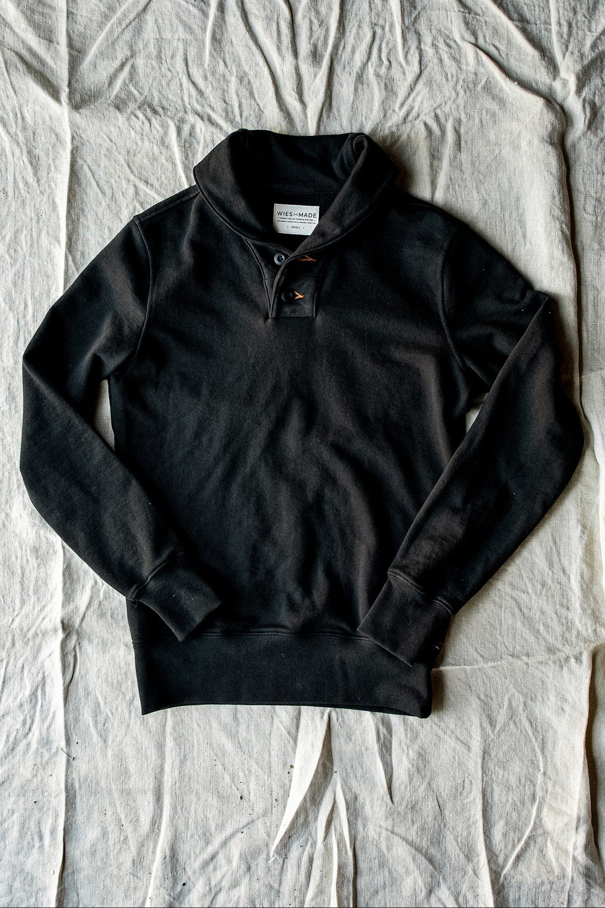 Men | Bodega Shawl Pullover | 14oz 100% Cotton French Terry - Basalt
