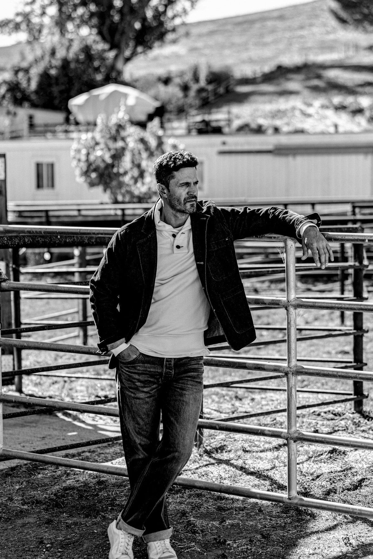 Men | Bodega Shawl Pullover | 14oz 100% Cotton French Terry - Natural