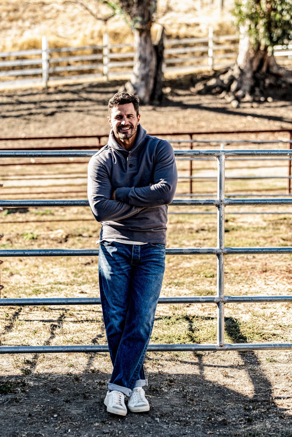 Men | Bodega Shawl Pullover | 14oz 100% Cotton French Terry - Pebble