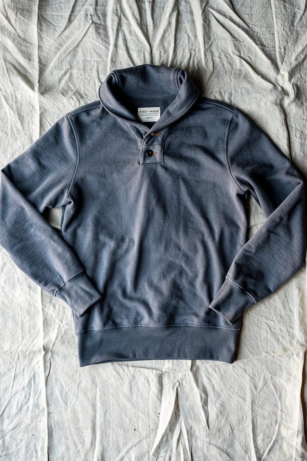 Men | Bodega Shawl Pullover | 14oz 100% Cotton French Terry - Pebble