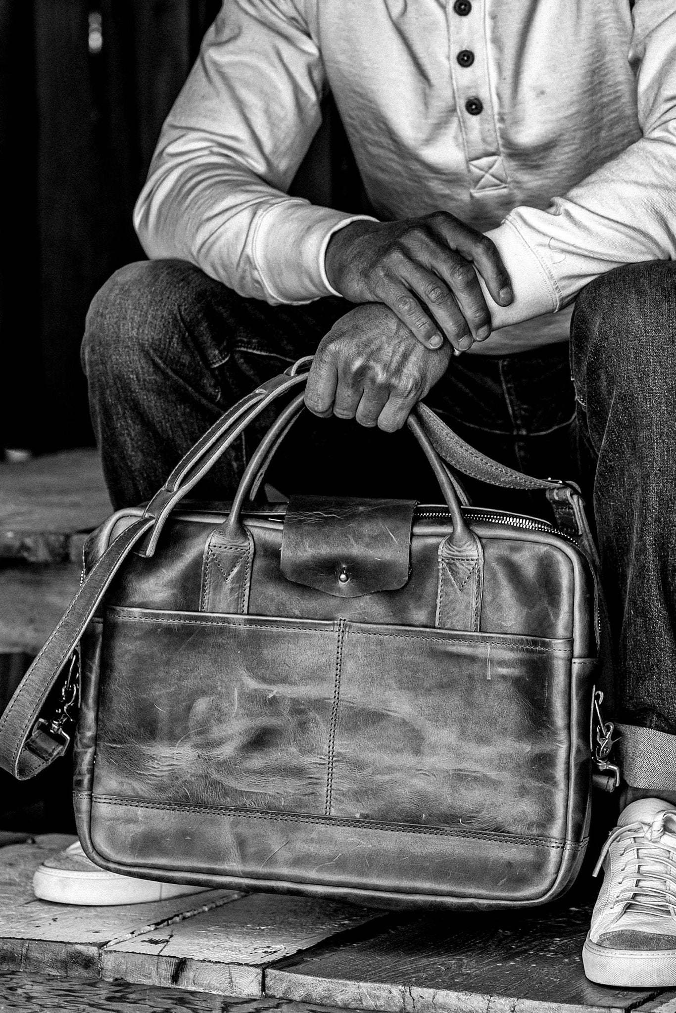 Brief Black | Horween Leather