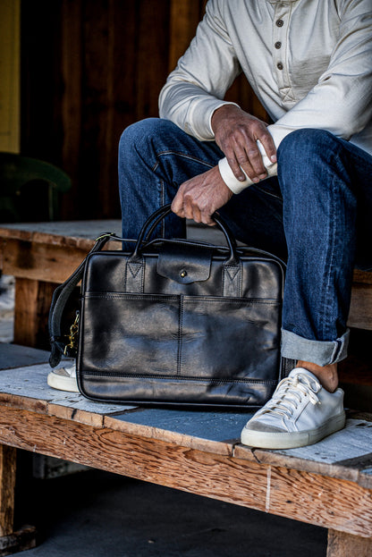 Brief Black | Horween Leather