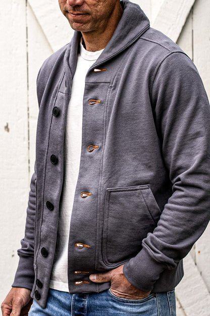 Bodega Cardigan French Terry Shawl Collar Cardigan