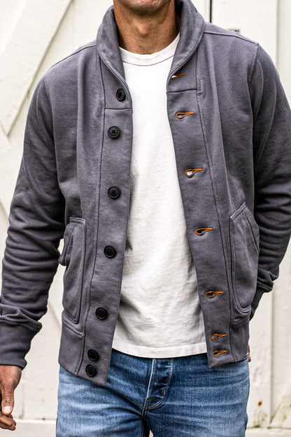 Bodega Cardigan French Terry Shawl Collar Cardigan