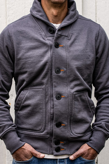 Bodega Cardigan French Terry Shawl Collar Cardigan