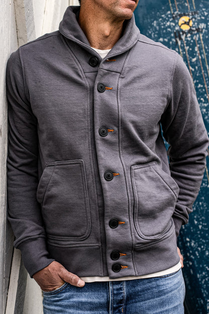 Bodega Cardigan French Terry Shawl Collar Cardigan