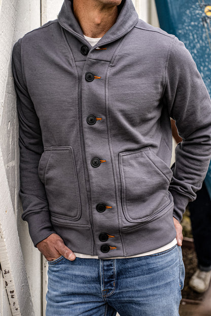 Bodega Cardigan French Terry Shawl Collar Cardigan