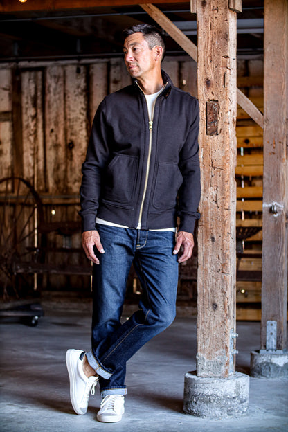 Bodega Moto Zip | 14oz 100% Cotton French Terry