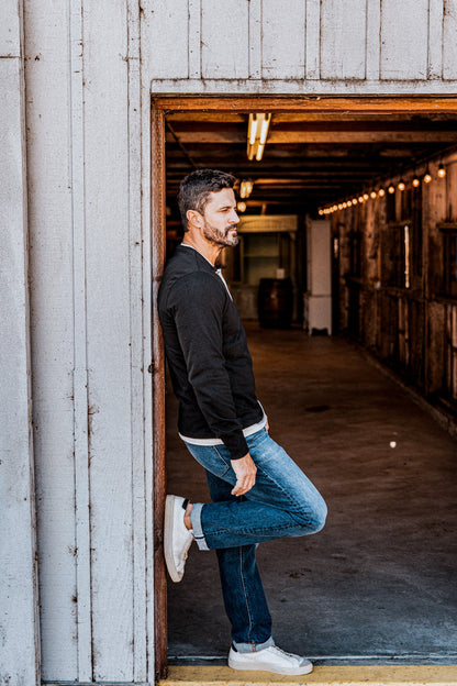 Men | Stinson Henley | 12oz 100% Cotton - Basalt