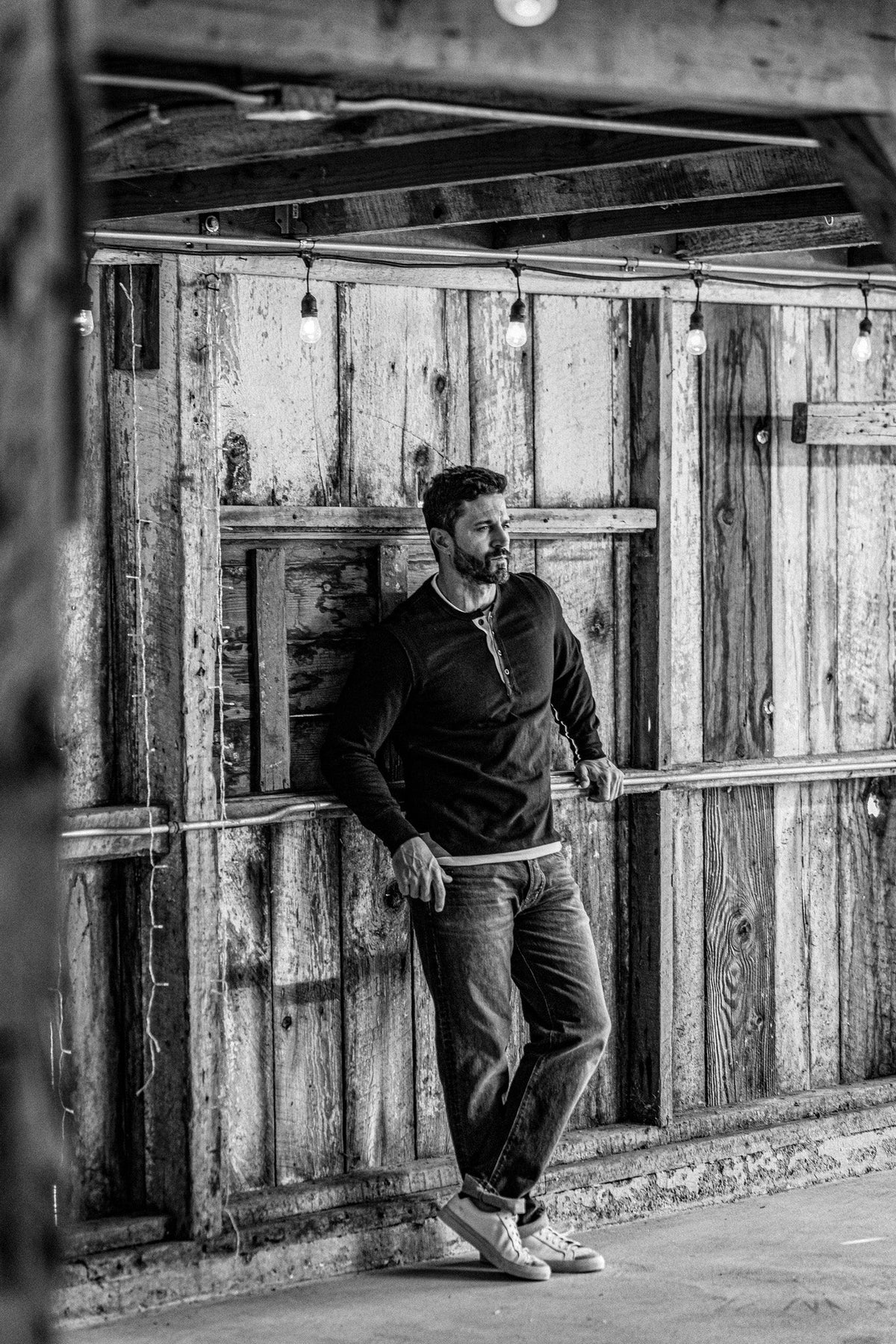Men | Stinson Henley | 12oz 100% Cotton - Basalt