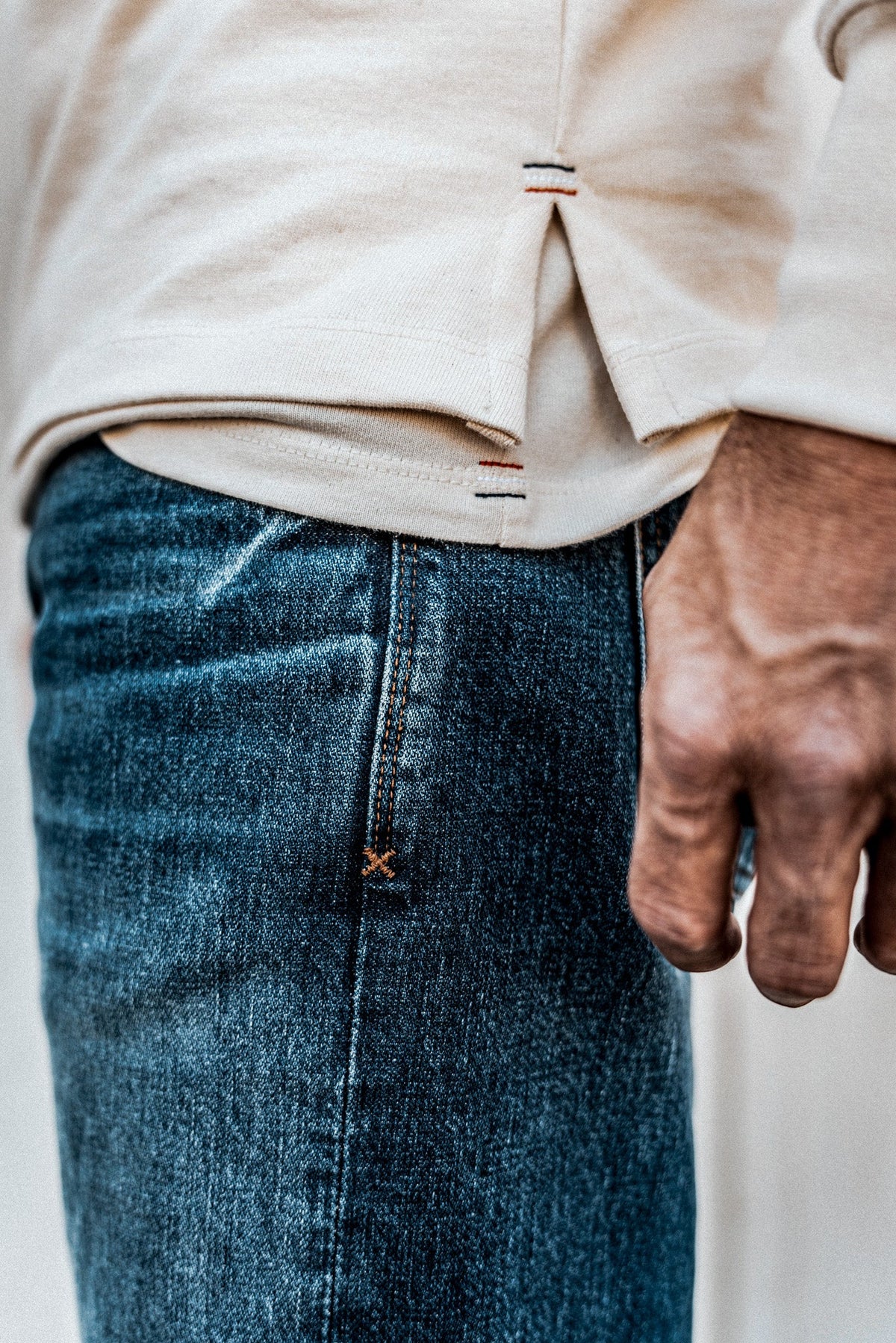 Men | Stinson Henley | 12oz 100% Cotton - Natural
