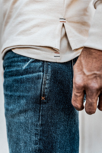 Men | Stinson Henley | 12oz 100% Cotton - Natural