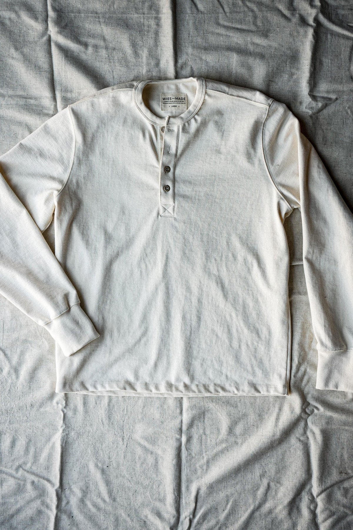 Men | Stinson Henley | 12oz 100% Cotton - Natural