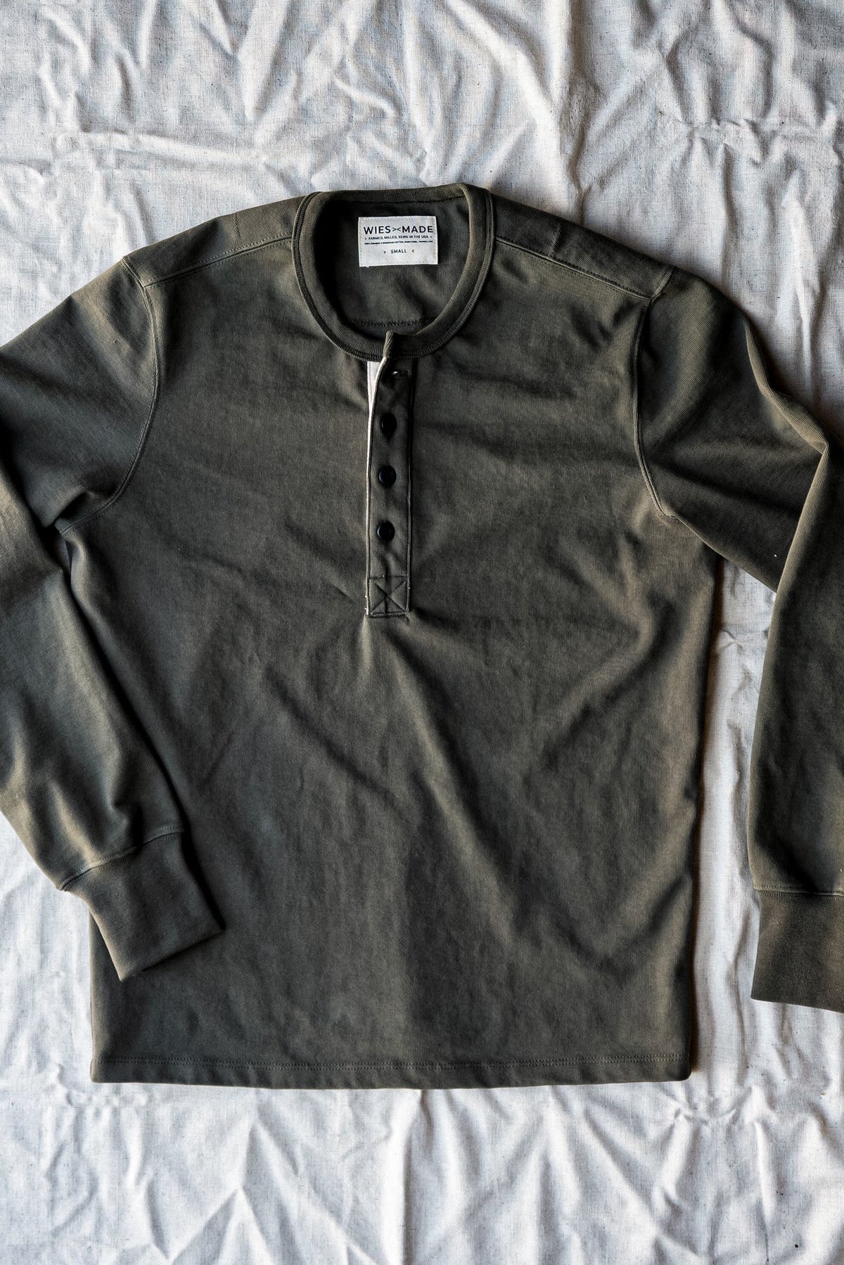 Men | Stinson Henley | 12oz 100% Cotton - Olive