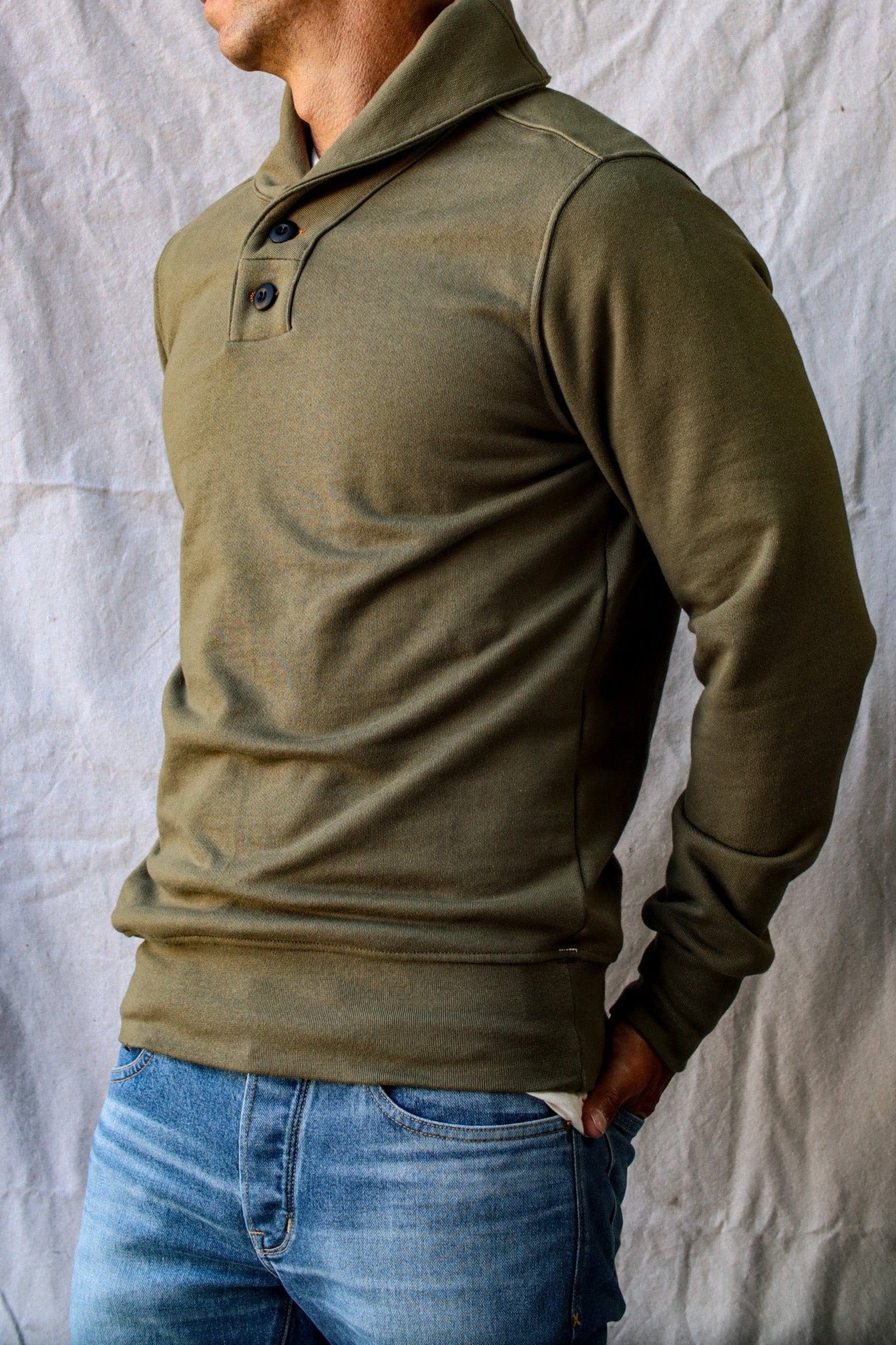 Bodega Shawl Pullover | 14oz French Terry Shawl Collar