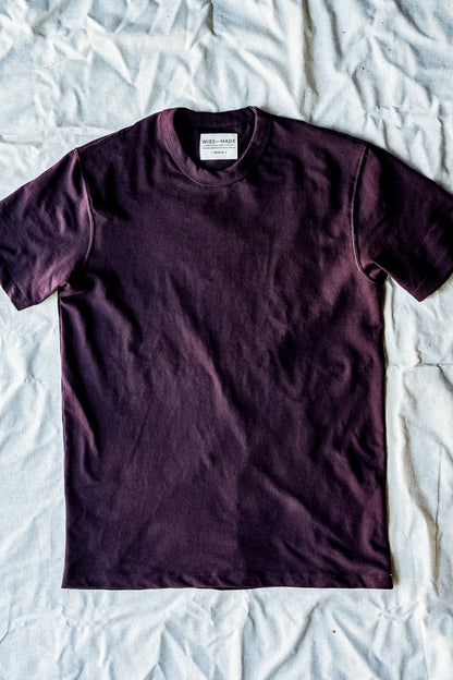 Men | Bolinas Tee Heavyweight | 8oz 100% Cotton - Oxblood