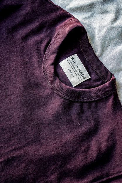 Men | Bolinas Tee Heavyweight | 8oz 100% Cotton - Oxblood