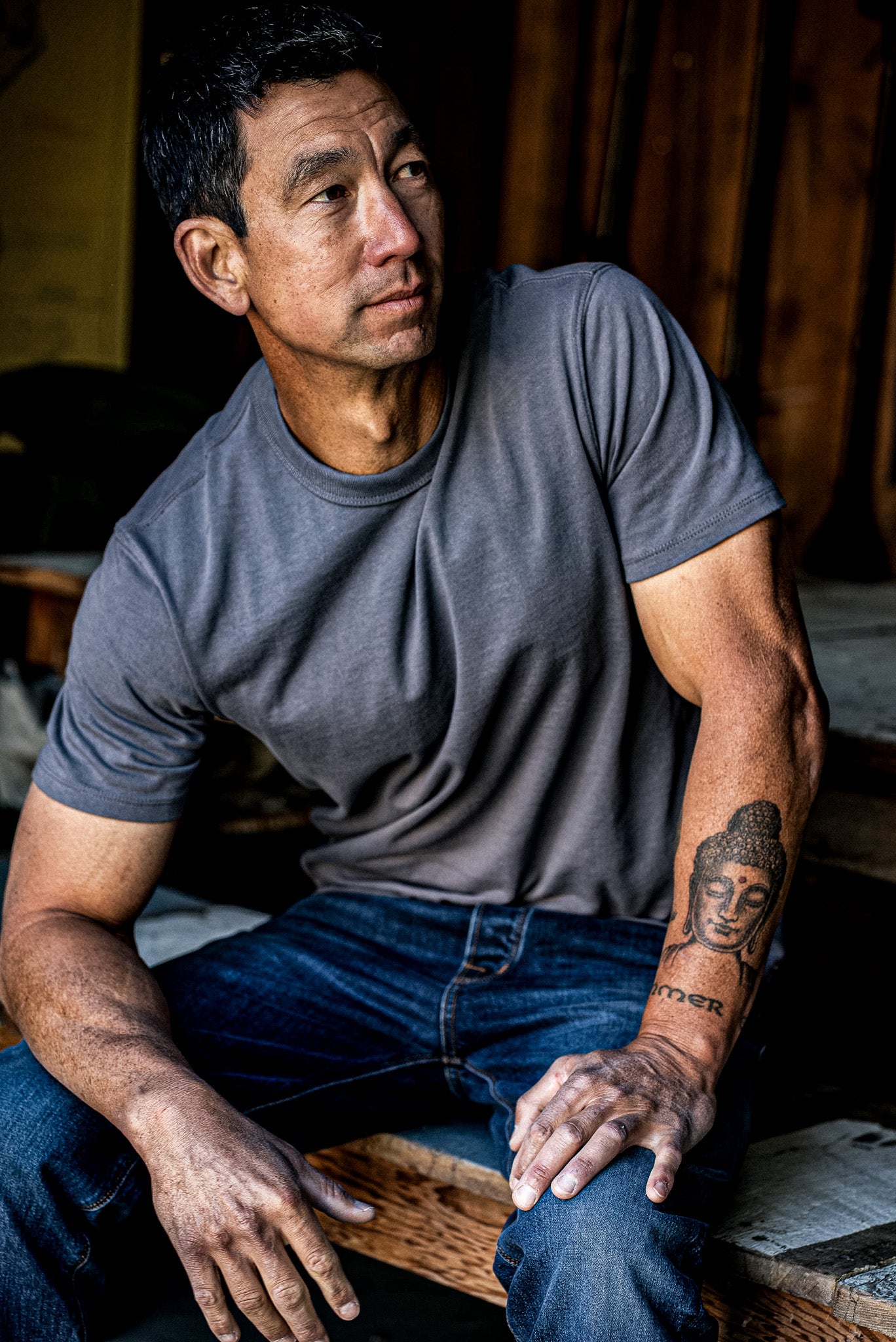 Men | Bolinas Tee Heavyweight | 8oz 100% Cotton - Pebble