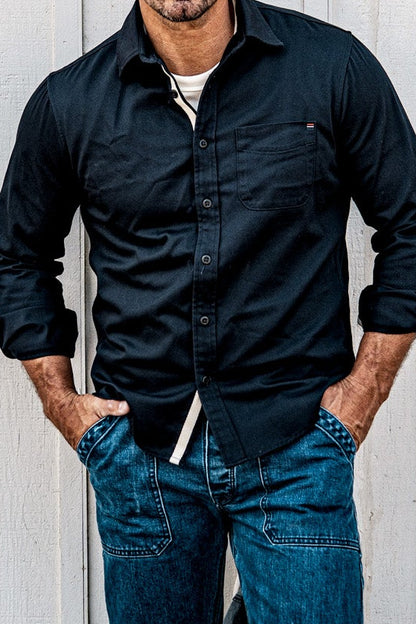 Men | Luma Shirting  | 7oz Twill 100% cotton - Navy