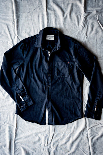 Men | Luma Shirting  | 7oz Twill 100% cotton - Navy