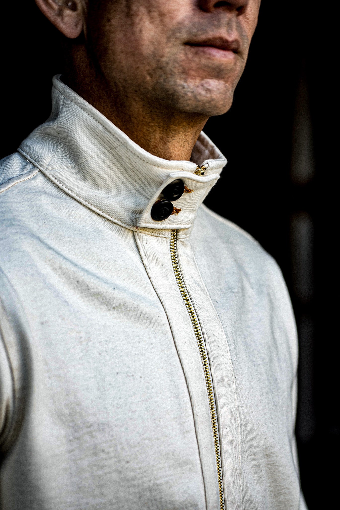 Men | Stinson Moto Zip | 12oz 100% Cotton - Natural