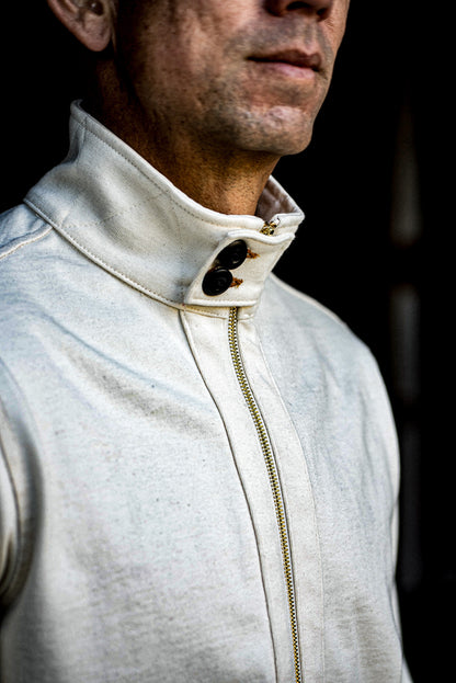 Men | Stinson Moto Zip | 12oz 100% Cotton - Natural
